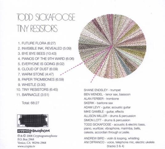 Todd Sickafose & Tiny Resistors - CD Audio di Todd Sickafose,Tiny Resistors - 2