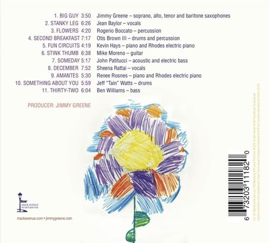 Flowers. Beautiful Life vol.2 (Digipack) - CD Audio di Jimmy Greene - 3