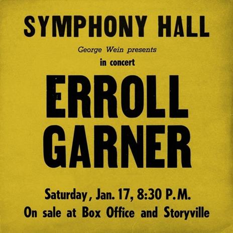 Symphony Hall Concert - CD Audio di Erroll Garner