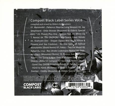 Compost Black Label Series vol.6 - CD Audio - 2