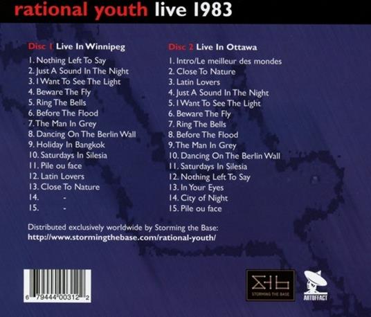 Live 1983 - CD Audio di Rational Youth - 2