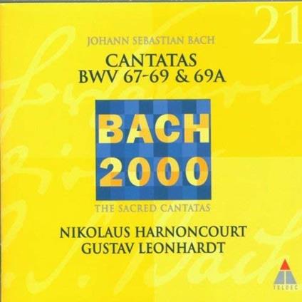 Cantata BWV 67 Halt im Gedachtnis Jesum Christ - CD Audio di Johann Sebastian Bach,Gustav Leonhardt,Collegium Vocale Gent