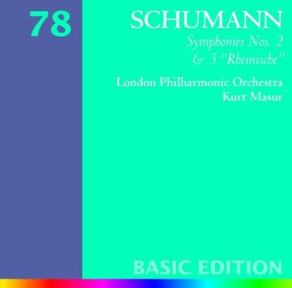 Symphony Nos. 2 & 3 - CD Audio di Robert Schumann