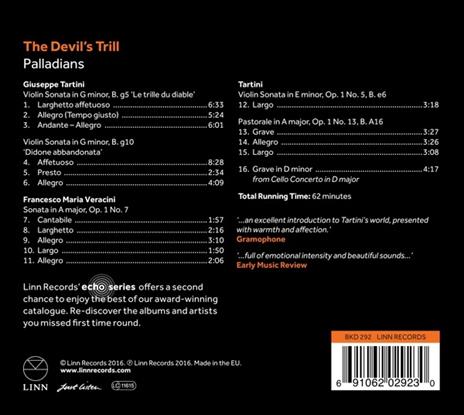 Devil's Trill - CD Audio di Giuseppe Tartini - 2