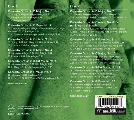 Concerti grossi op.6 - CD Audio di Arcangelo Corelli,Pavlo Beznosiuk,Avison Ensemble - 2