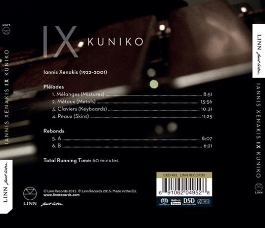 Kuniko - SuperAudio CD di Iannis Xenakis - 2
