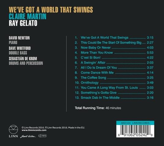 We've Got a World That Swing - CD Audio di Ray Gelato,Claire Martin - 2