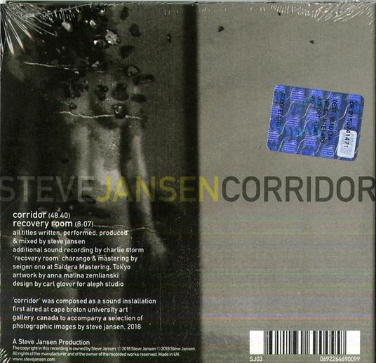 Corridor - CD Audio di Steve Jansen - 2