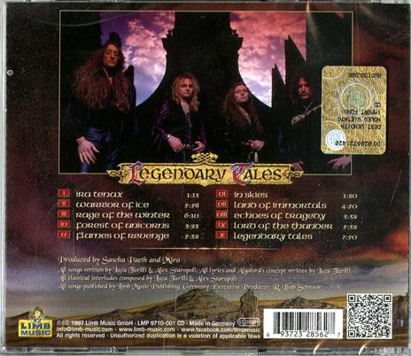 Legendary Tales - CD Audio di Rhapsody - 2
