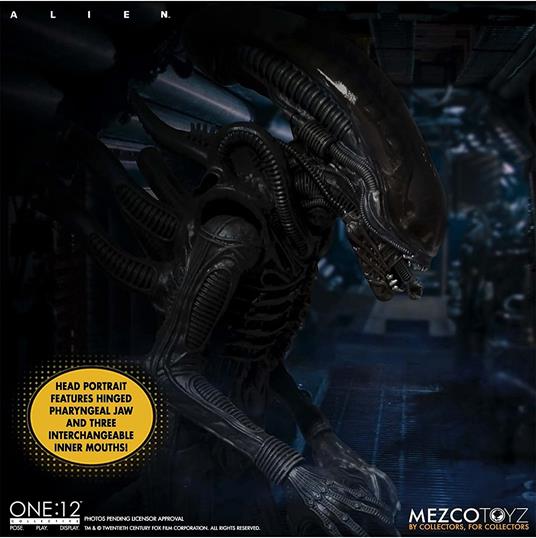 Alien Action Figura 1/12 Alien 18 Cm Mezco Toys - 5