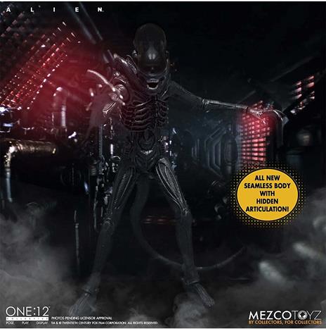 Alien Action Figura 1/12 Alien 18 Cm Mezco Toys - 6