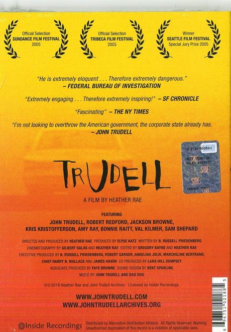 Trudell (DVD) - DVD di John Trudell - 2
