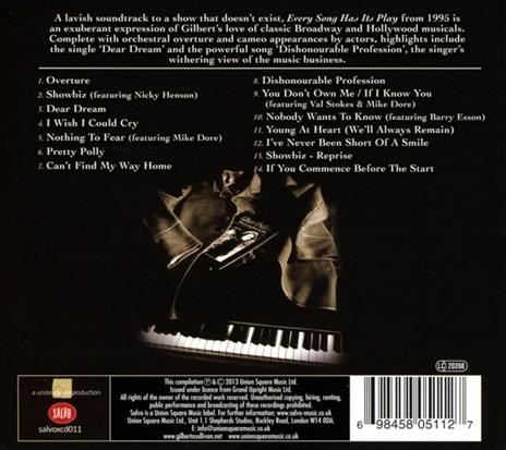 Every Song Has Its Play - CD Audio di Gilbert O'Sullivan - 2