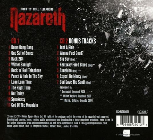 Rock 'N' Roll Telephone - CD Audio di Nazareth - 2