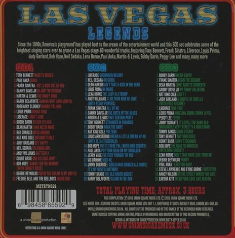 Las Vegas Legends - CD Audio - 2