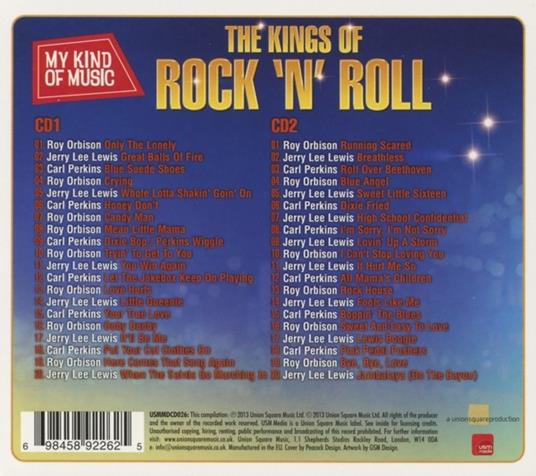 My Kind Of Music. Kings Of Rock N Roll (3 CD) - CD Audio - 2