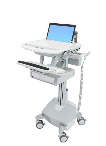 Ergotron StyleView Carrello multimediale Alluminio, Grigio, Bianco Computer portatile