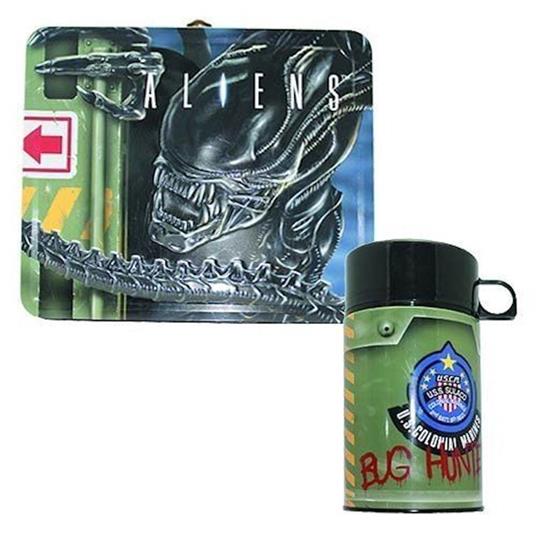 Diamond Select Aliens Lunch Box With Thermos Alien in Metallo Tin Sulaco