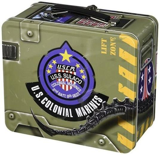 Diamond Select Aliens Lunch Box With Thermos Alien in Metallo Tin Sulaco - 5