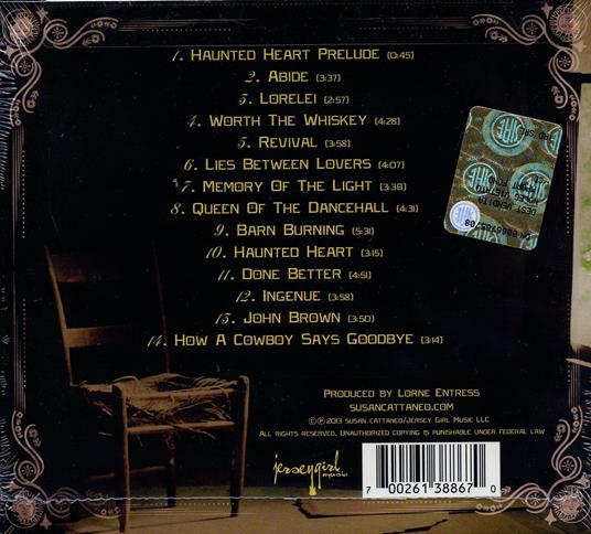 Haunted Heart - CD Audio di Susan Cattaneo - 2