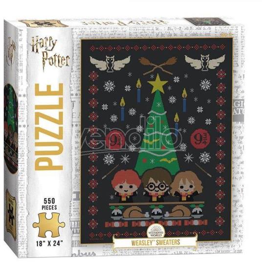 Harry Potter Jigsaw Puzzle Weasley Sweaters (550 Pieces) USAopoly