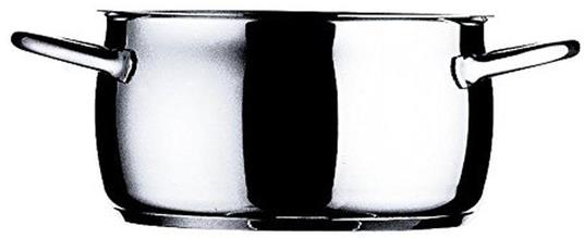 linea 1950, casseruola cm 28 in acciaio inox 18/10 adatto ad induzione