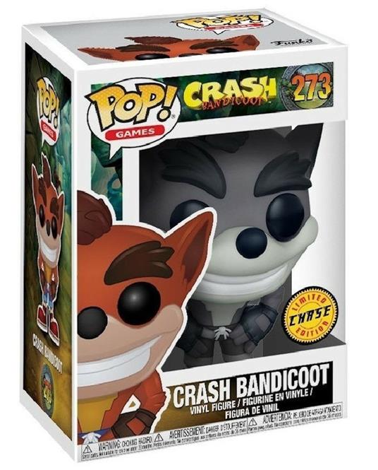 Pop Culture Games Crash Bandicoot Chase Limited Le Vinyl Figure New! - 3