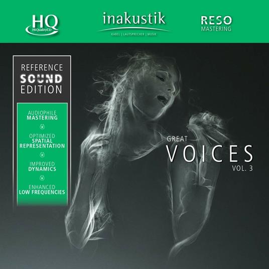 Reference Sound Edition: Great Voices vol.3 (HQ) - CD Audio