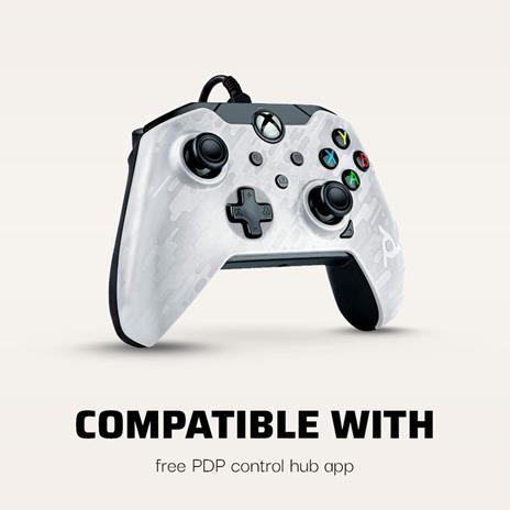 PDP Controller con Cavo Xbox Series X│S, Bianco (Ghost White) - 2