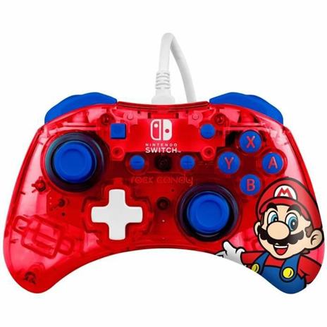 Controller cablato - PDP - Rock Mario - Rosso - Switch - 2