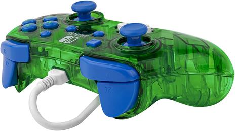 PDP Rock Candy: Luigi Lime Blu, Verde, Traslucido USB Gamepad Analogico/Digitale Nintendo Switch - 5