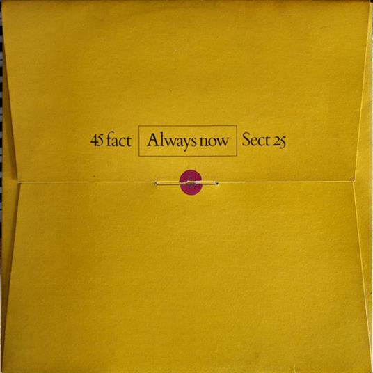 Always Now - CD Audio di Section 25