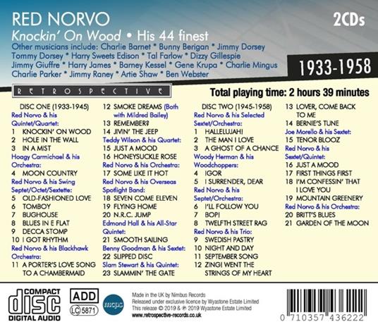Knockin' on Wood - CD Audio di Red Norvo - 2