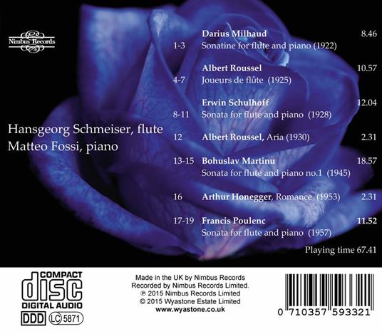 Sonate per violino e pianoforte del XX secolo - CD Audio di Francis Poulenc,Darius Milhaud,Arthur Honegger,Bohuslav Martinu,Erwin Schulhoff - 2