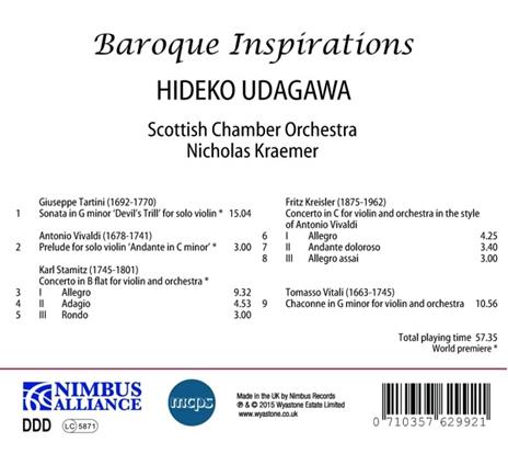 Baroque Inspirations - CD Audio di Hideko Udagawa - 2