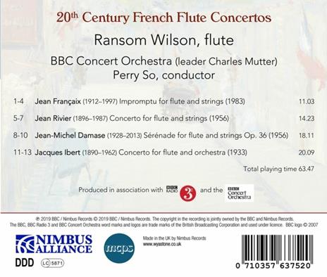 Concerto per flauto - CD Audio di BBC Concert Orchestra,Jacques Ibert - 2