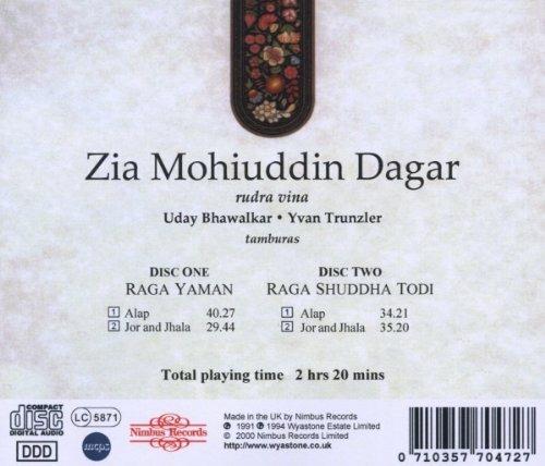 Raga Yaman - CD Audio di Uday Bhawalkar,Zia Mohiuddin Dagar - 2