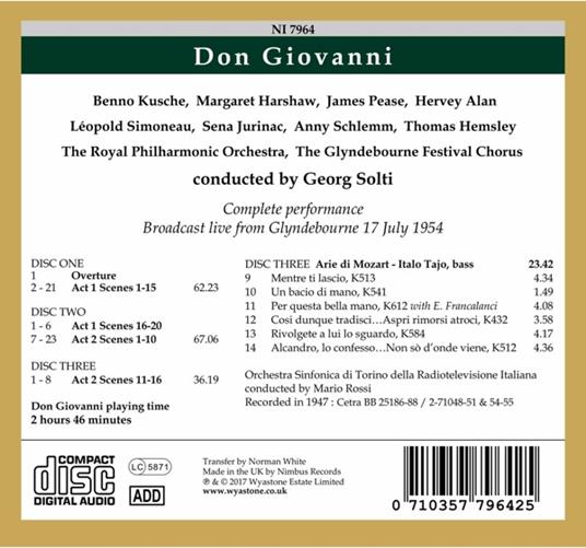 Don Giovanni - CD Audio di Wolfgang Amadeus Mozart,Georg Solti - 2