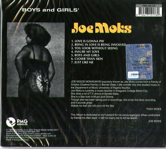 Boys and Girls - CD Audio di Joe Moks - 2