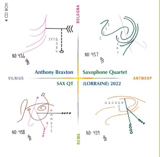 Sax Qt (Lorraine) 2022 - CD Audio di Anthony Braxton