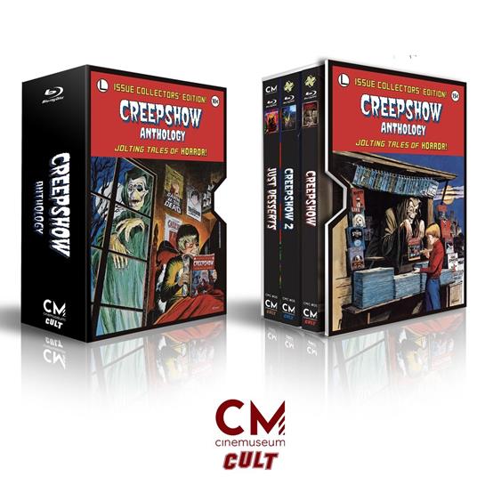 Creepshow Anthology Box Set (3 Blu-ray + 2 DVD) di George A. Romero,Michael Gornick,Michael Felsher - DVD + Blu-ray