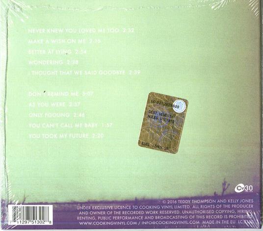 Little Windows - CD Audio di Teddy Thompson,Kelly Jones - 2