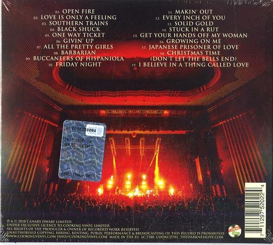 Live at Hammersmith - CD Audio di Darkness - 2