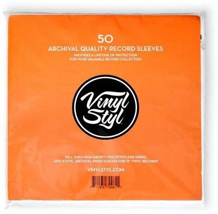 Vinyl Styl - Archive Quality Inner Record Sleeve (Buste Interne Per Vinile)