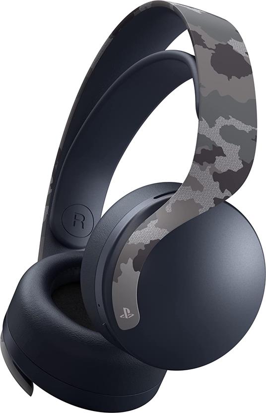 SONY PS5 Cuffie Wireless Pulse 3D Grey Camo - 4