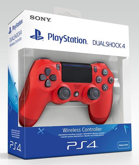 SONY PS4 Controller Wireless DS4 V2 Red - gioco per Console e accessori -  Sony - Controller e Gamepad - Videogioco | IBS