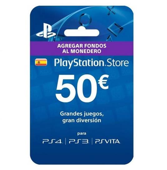 Sony PlayStation Network Card (50 Euro) Videogioco Cartolina - Sony - Idee  regalo | IBS