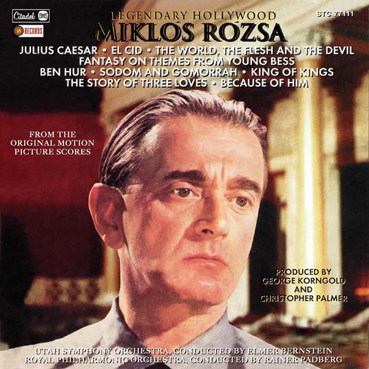Legendary Hollywood - CD Audio di Miklos Rozsa