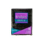 Argilla polimerica Sculpey 57 g - glitter nero