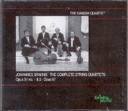 Quartetti per archi completi - CD Audio di Johannes Brahms,Danish Quartet